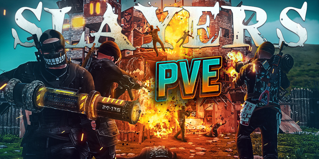 [US] SLAYERS.GG #1 100x PVE Zombies|Planes|Shop|Kits|Clans|Fun
