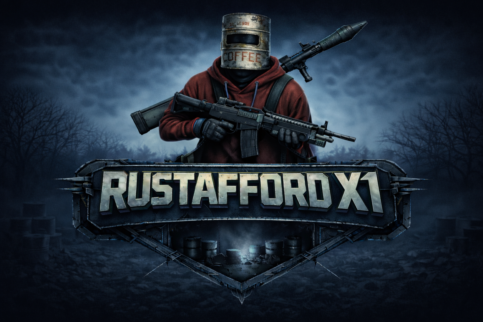 Баннер сервера RUSTAFFORD EUROPE | x10 Loot | No BP| Mini| Shop| Kits